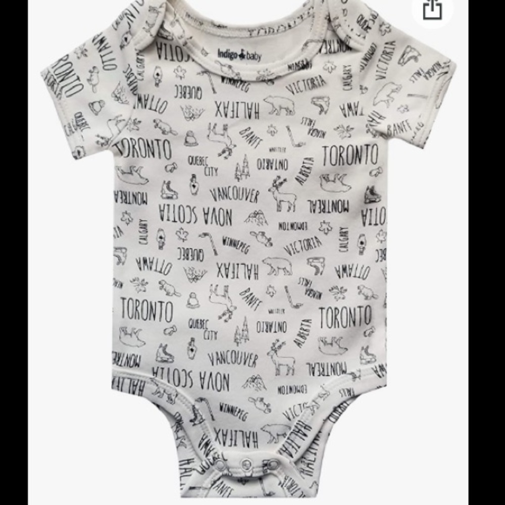 Indigo Baby CANADA ONESIE
